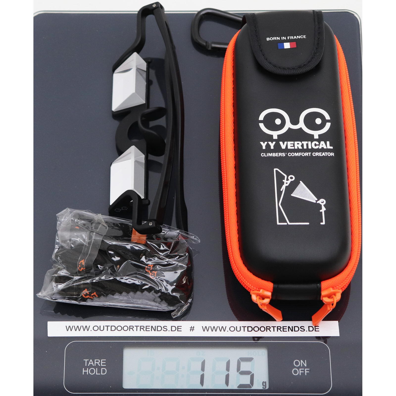 Okulary do asekuracji Y&Y Vertical Plasfun Evo - orange 4/7