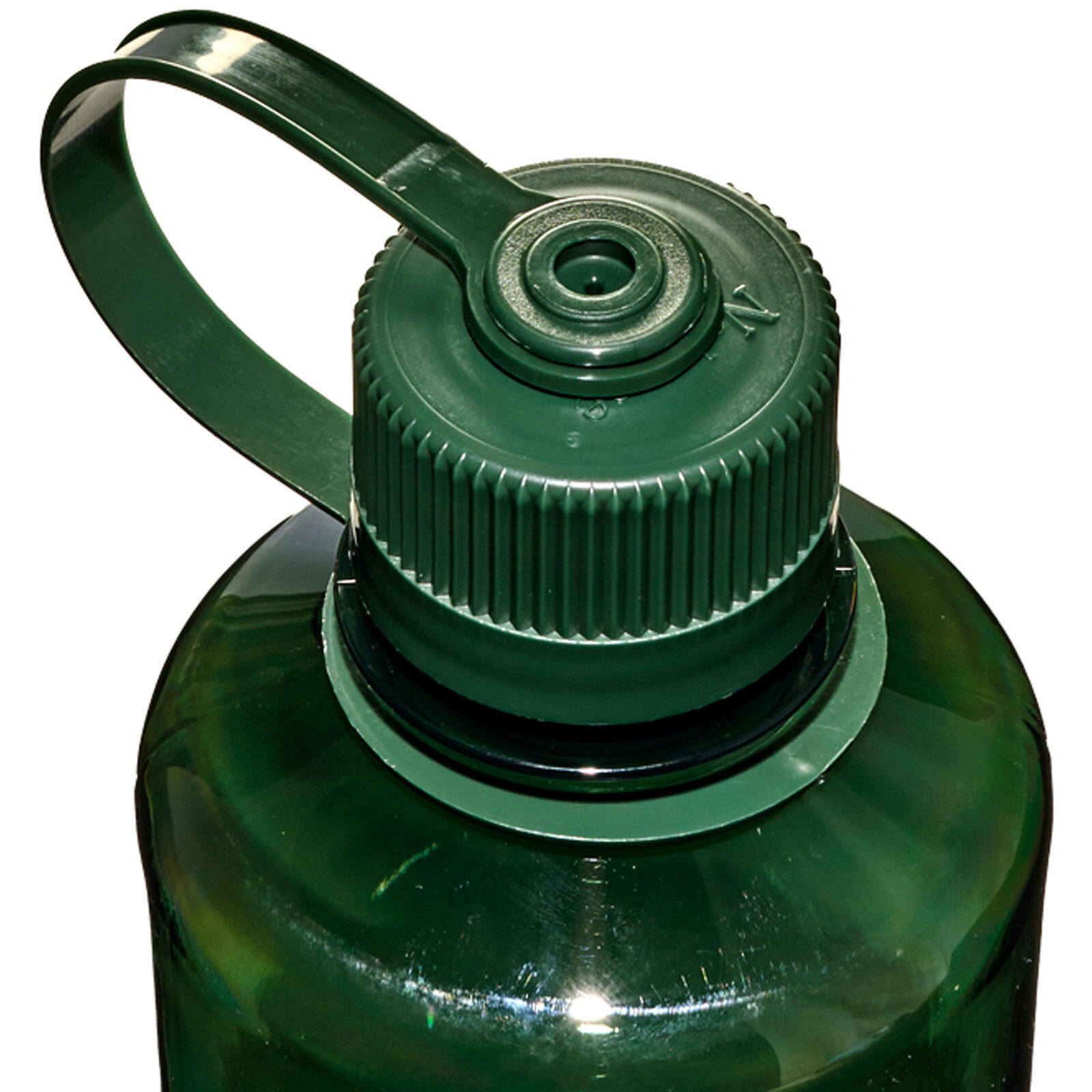 Nalgene Sustain 0,5 L – Tritan Renew, 50% recycelt, schmale Öffnung, Jade 3/4