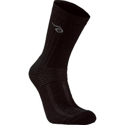 Merinosocken Wool Sock Trekk black