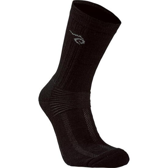 Merinosocken Wool Sock Trekk black