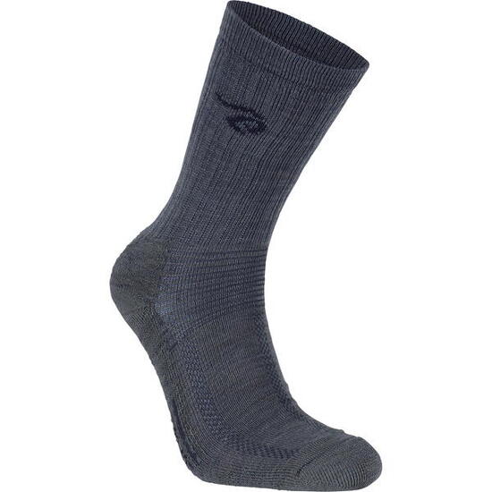 Merinosocken Wool Sock Trekk grey marl