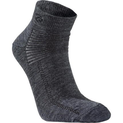 Merinosocken Wool Sock Low grey marl