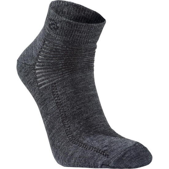 Merinosocken Wool Sock Low grey marl