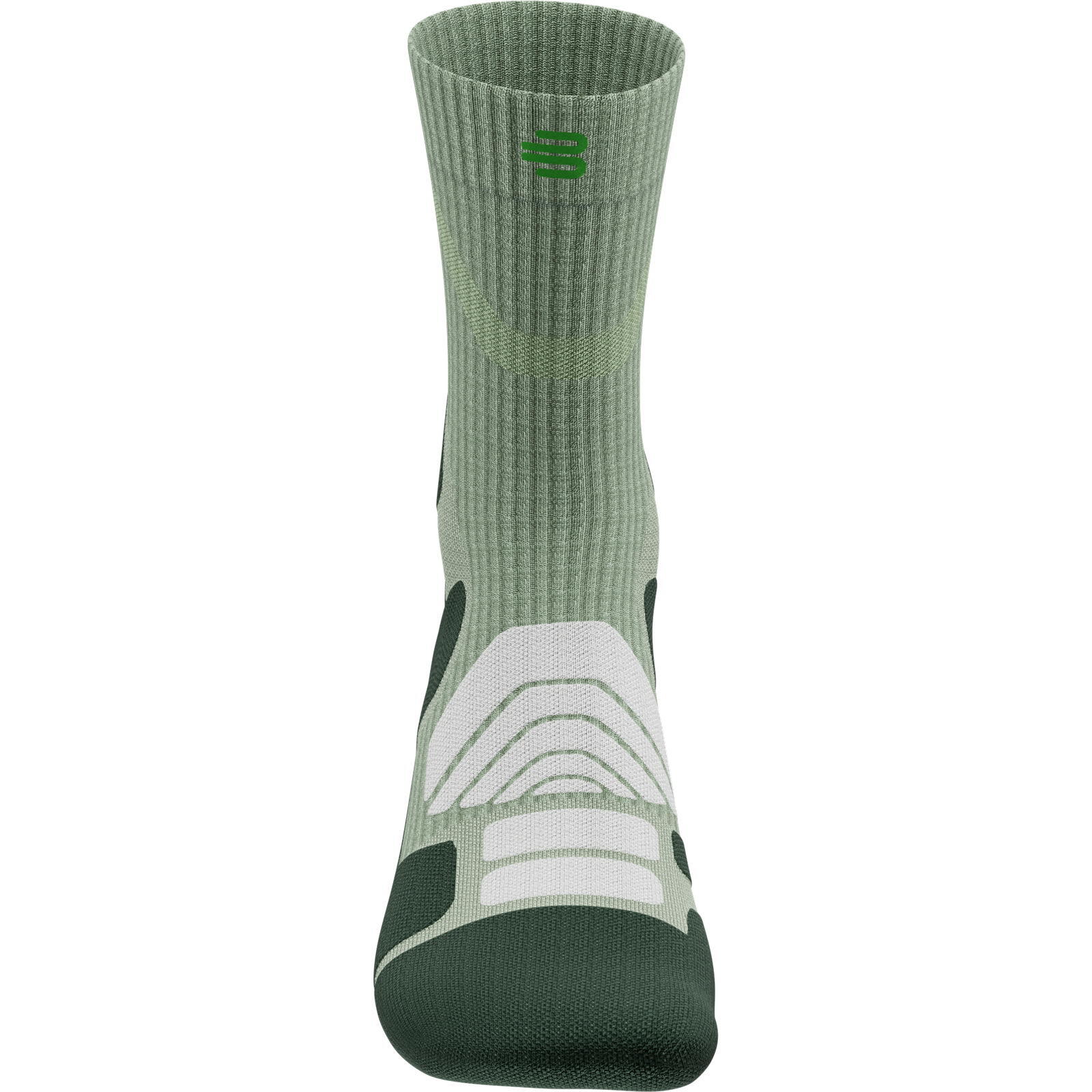 Wander-Socken Outdoor Merino Mid Cut Socks Damen herbal green 4/7