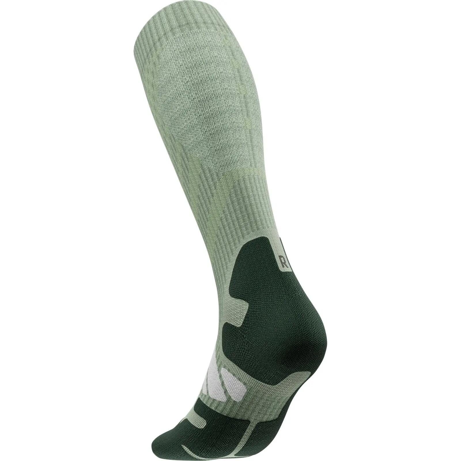Wandersocken Outdoor Merino Compression Socks Damen herbal green 5/7