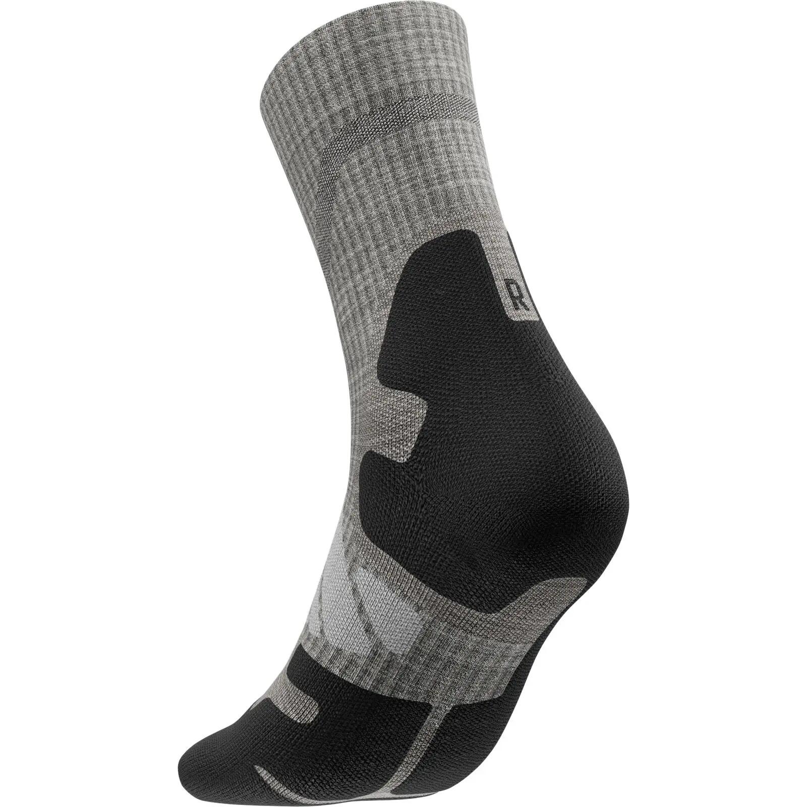 Meias de altura média em merino para mulher Bauerfeind Outdoor Merino 5/7