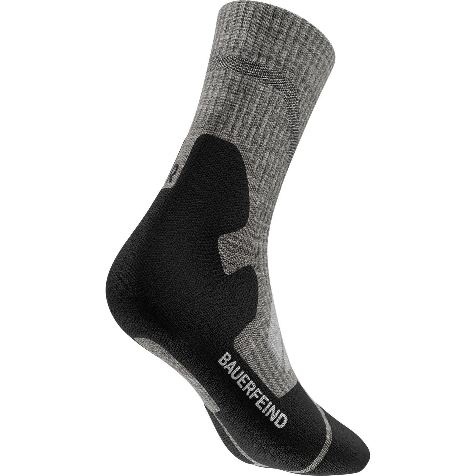 Meias de altura média em merino para mulher Bauerfeind Outdoor Merino 7/7
