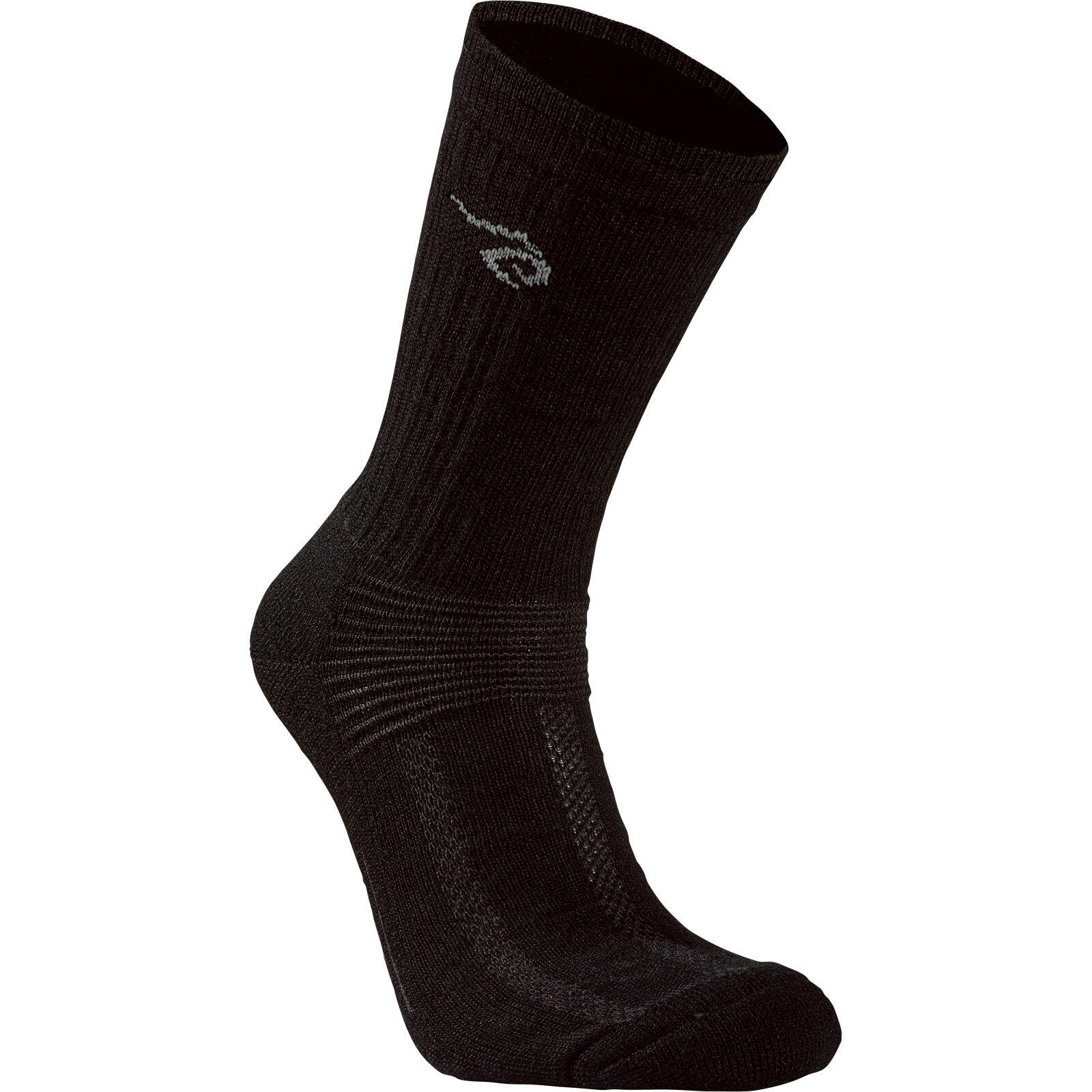 Merinosocken Wool Sock Trekk black 1/1