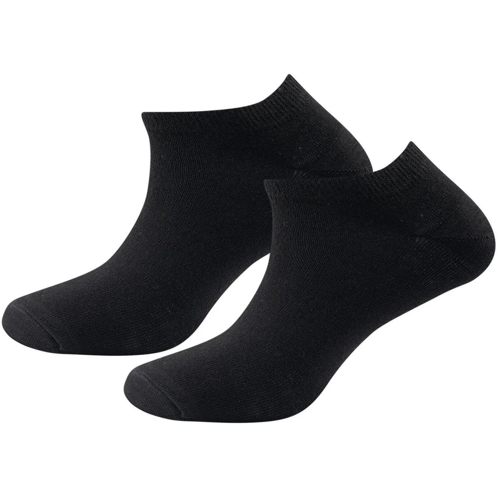 2-pak skarpetek Devold Daily Merino Shorty Sock - Black 1/3
