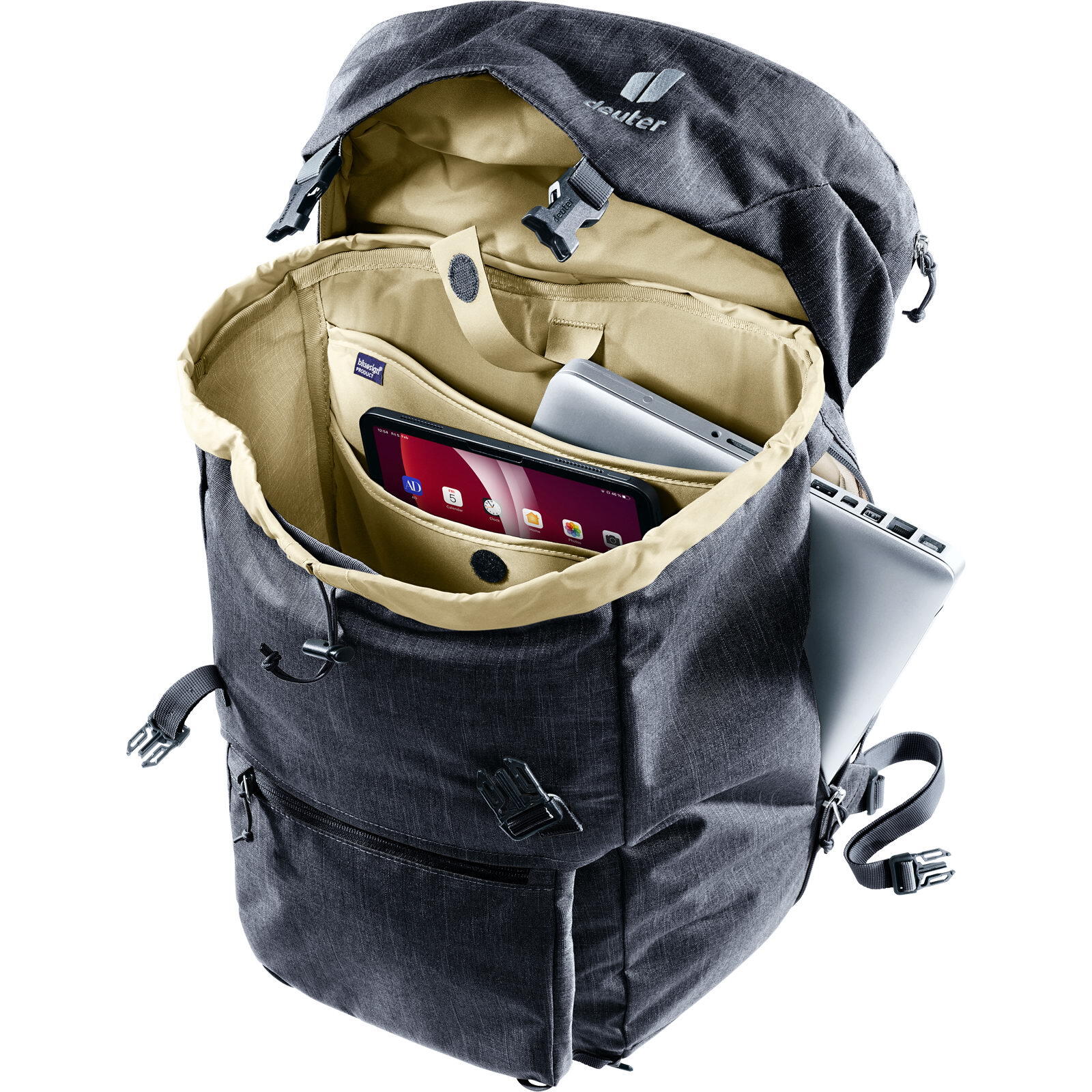 Plecak na laptopa Deuter Walker 24 - black/black 7/7