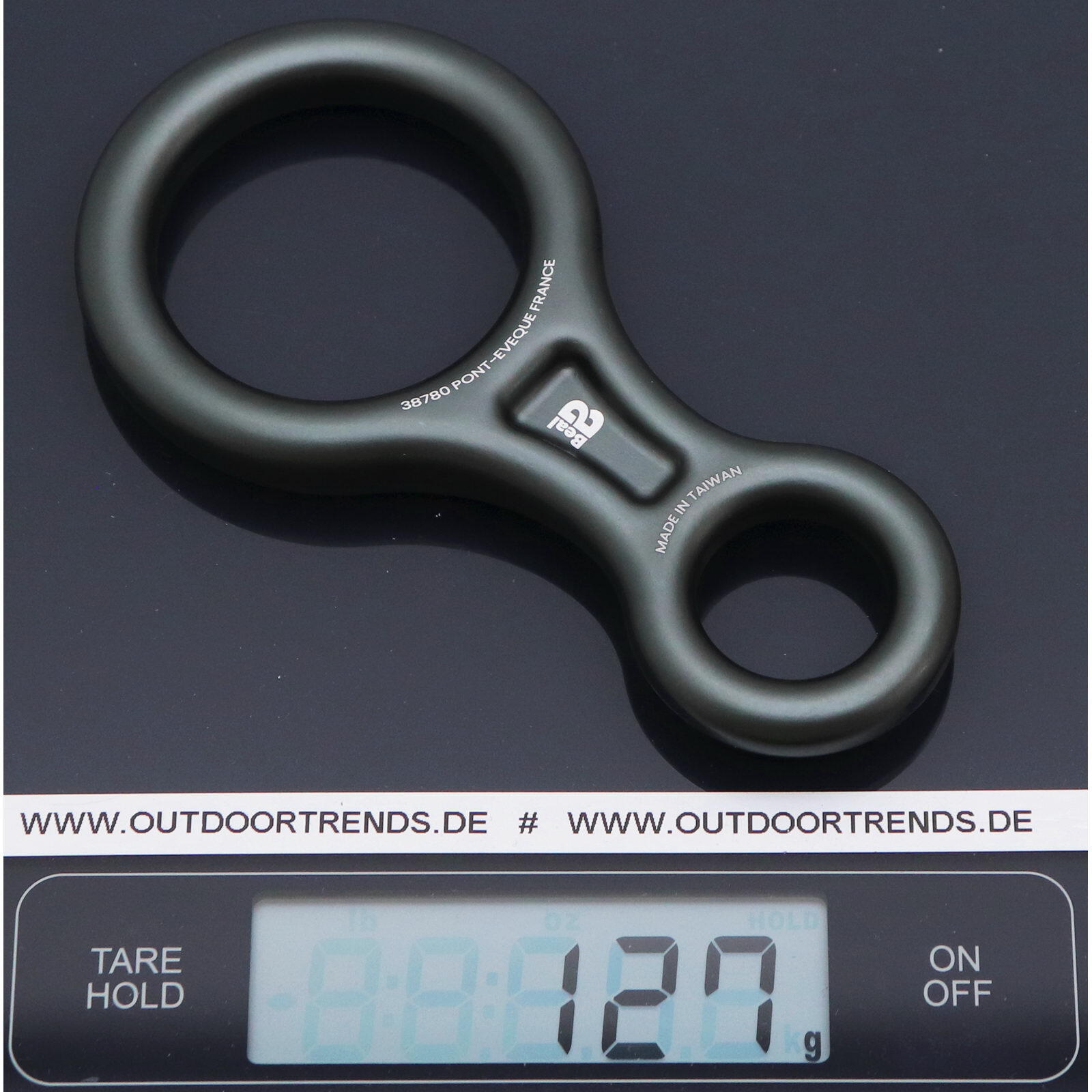 Abseilachter Air Force 8 matt grey 2/2