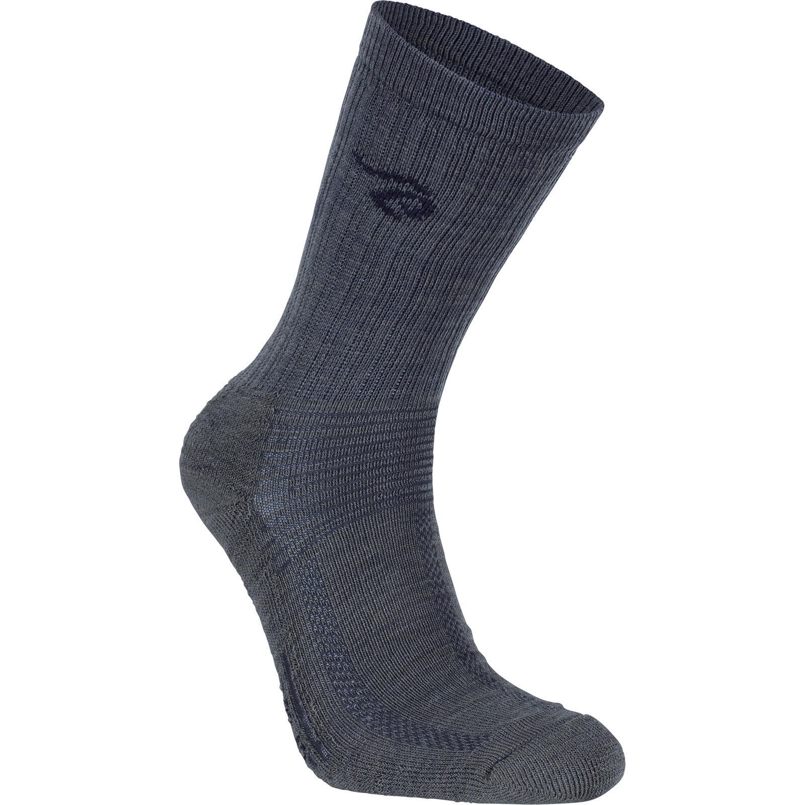 Merinosocken Wool Sock Trekk grey marl 1/1