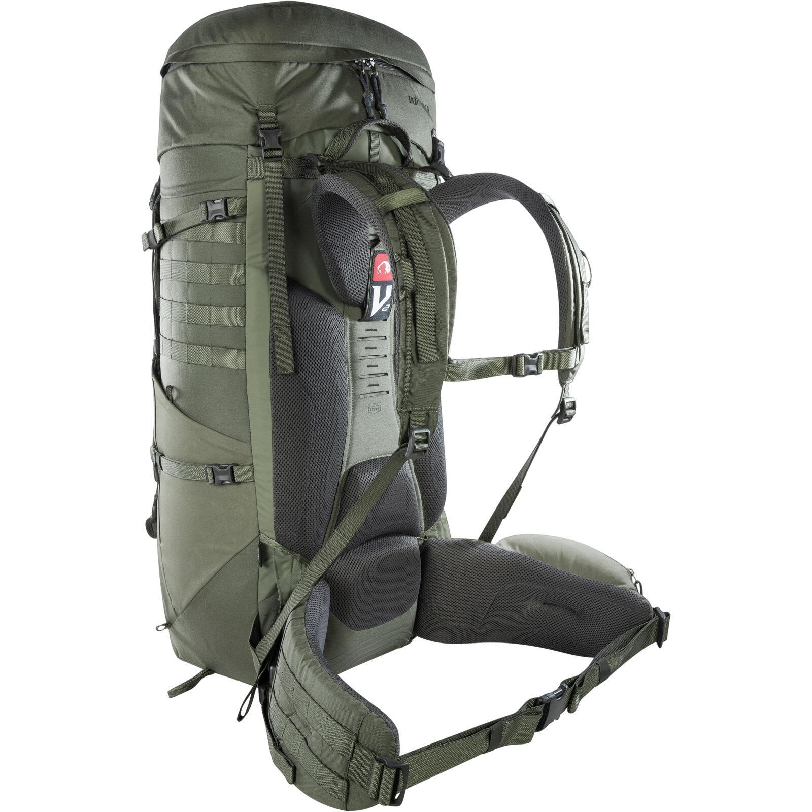 Bushcraft- & Trekkingrucksack Yukon 70+10 BC stone grey olive 2/7