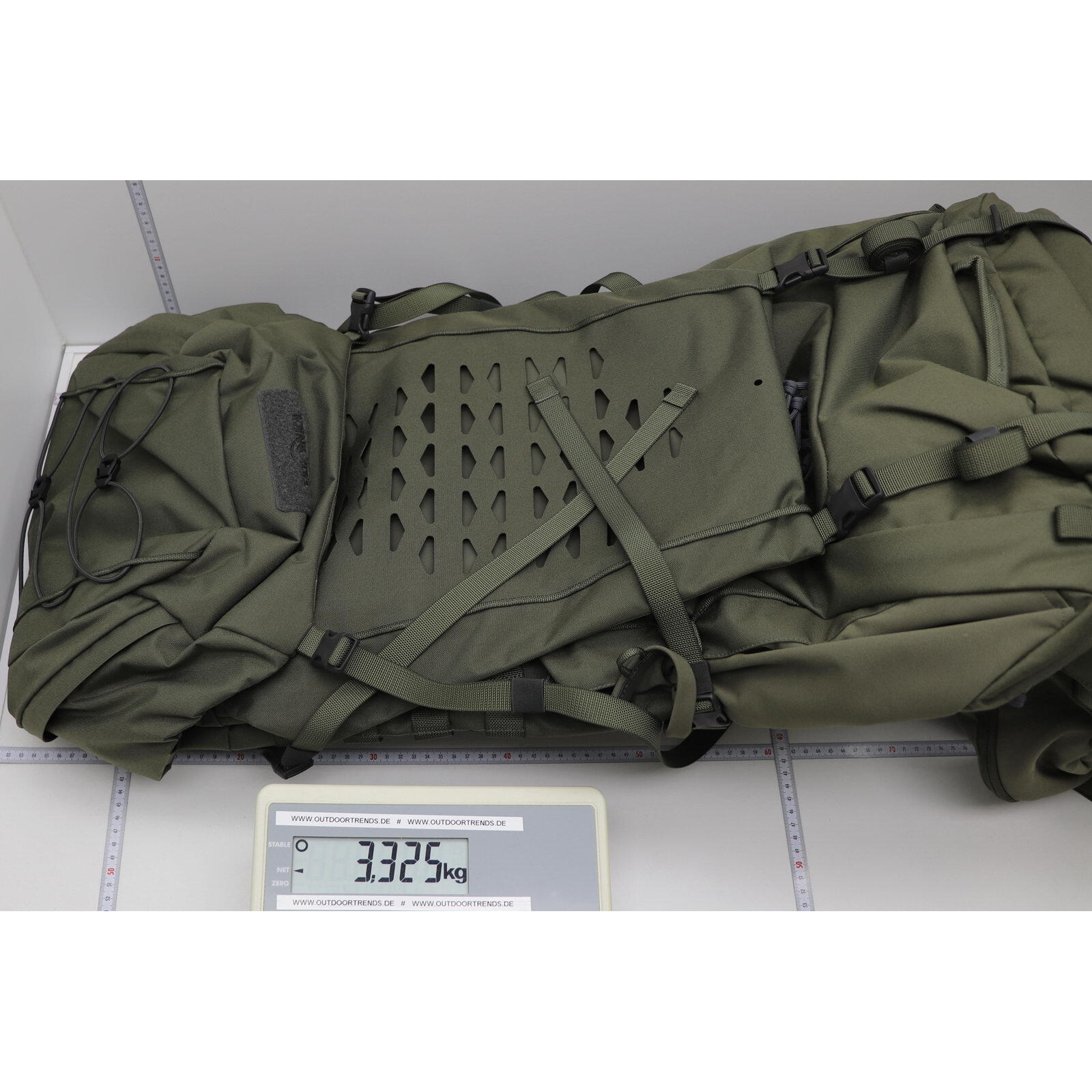 Bushcraft- & Trekkingrucksack Yukon 70+10 BC stone grey olive 5/7
