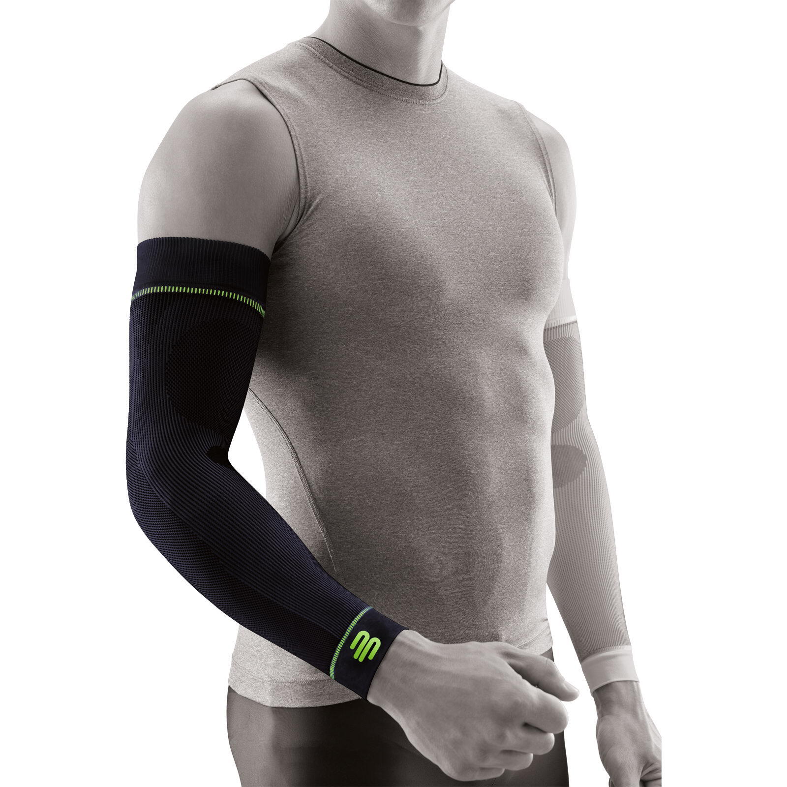 Extra long sports compression sleeve Bauerfeind 3/5
