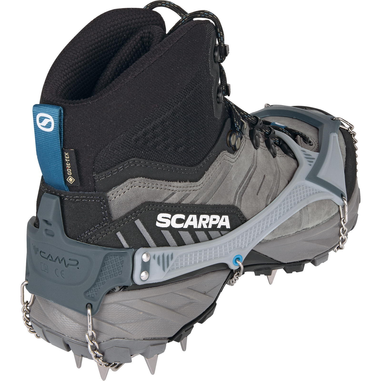 Crampons Ice Master Pro Camp 36-38 EU 16 pointes acier 15 mm fixation bi-matière 6/7