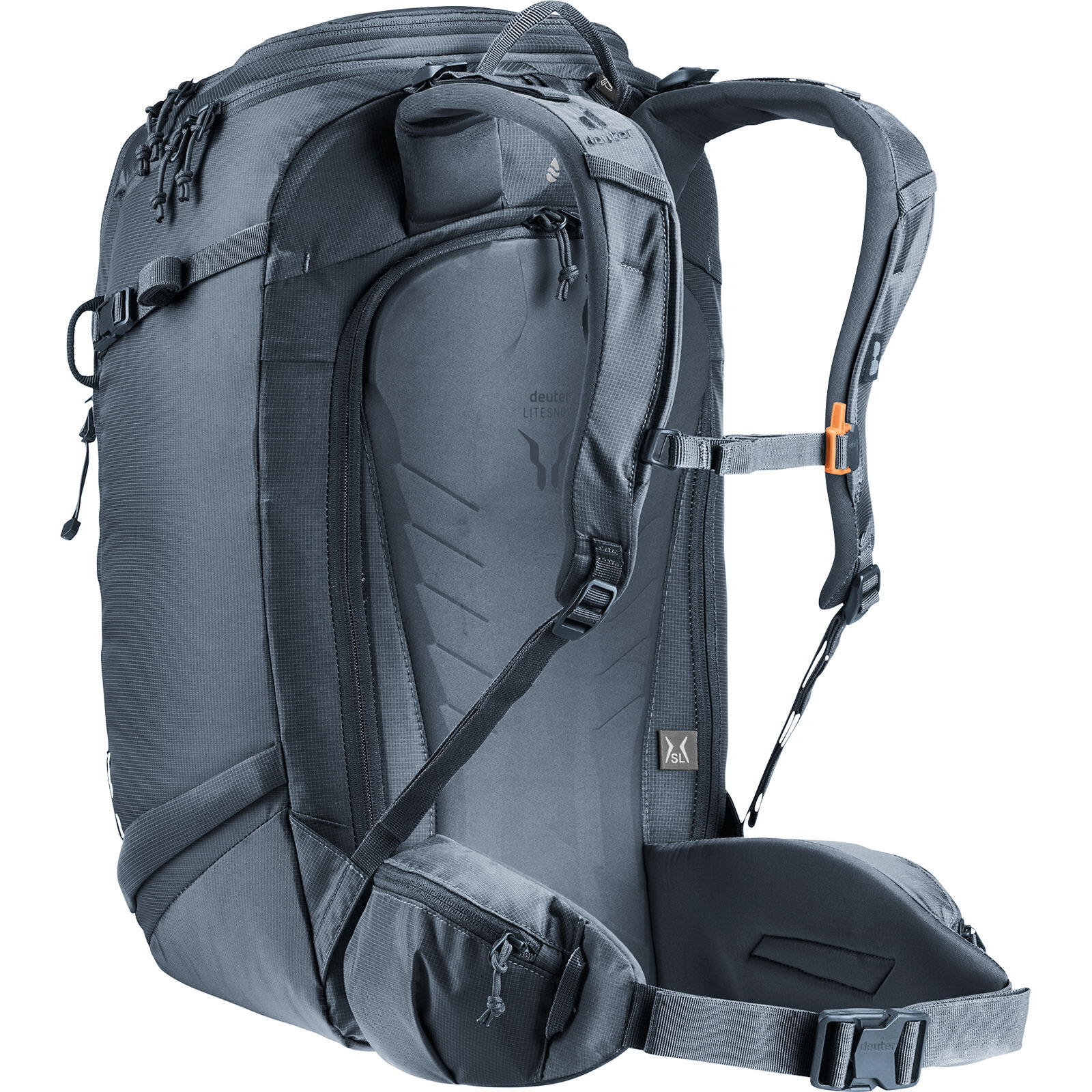 Skitourenrucksack Freerider Pro 30+10 SL black 4/7