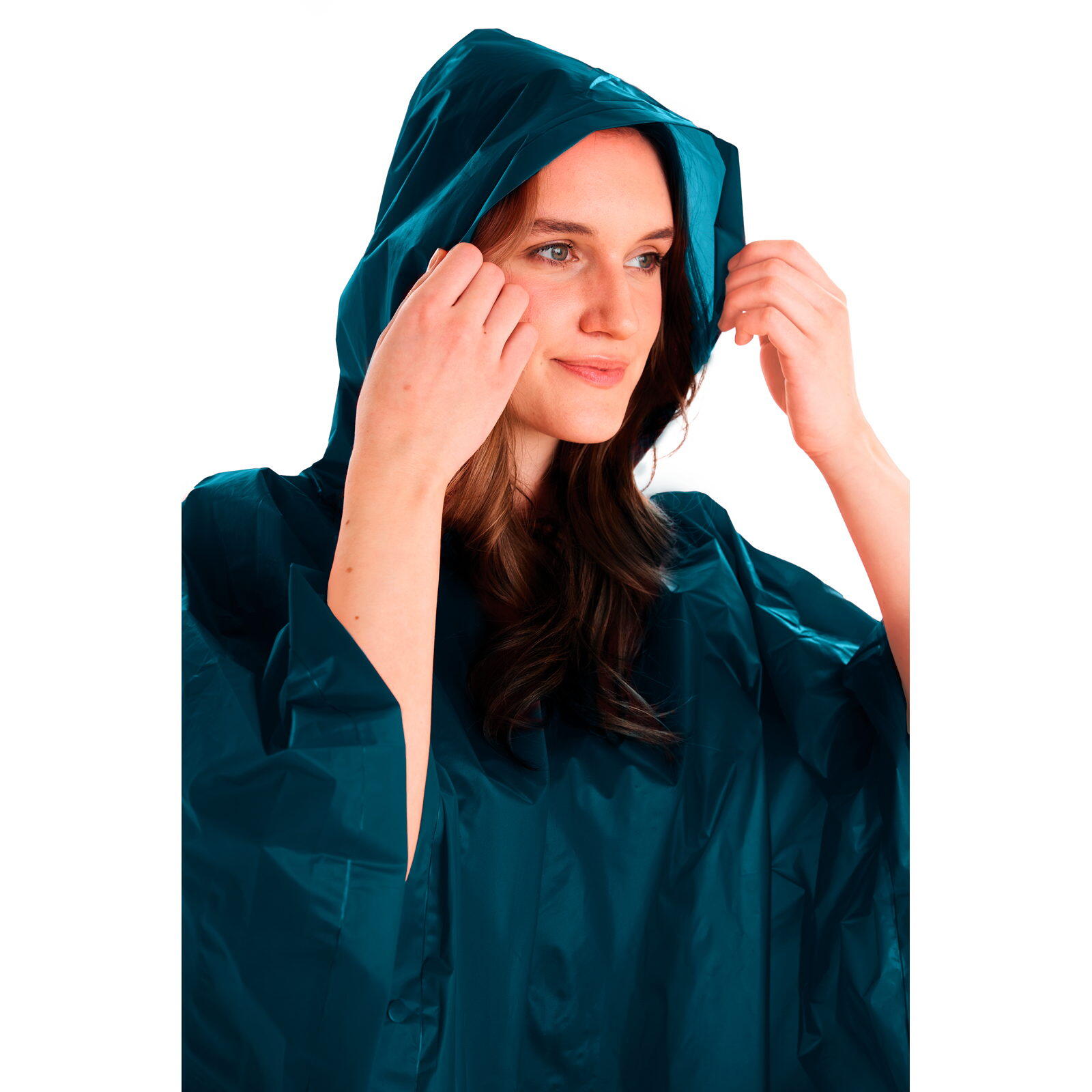 Regenponcho Leichtponcho blue 3/4