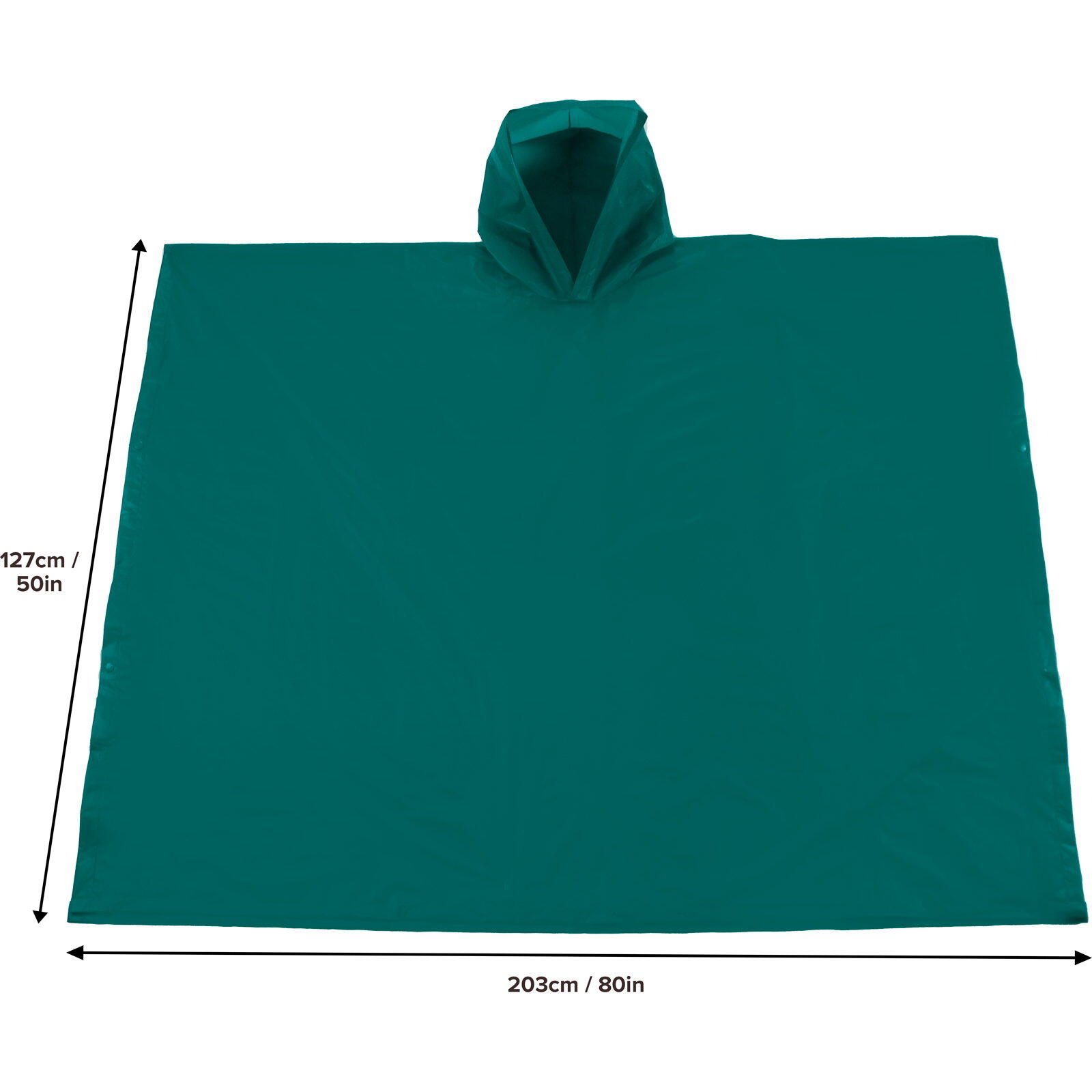Regenponcho Leichtponcho green 2/4