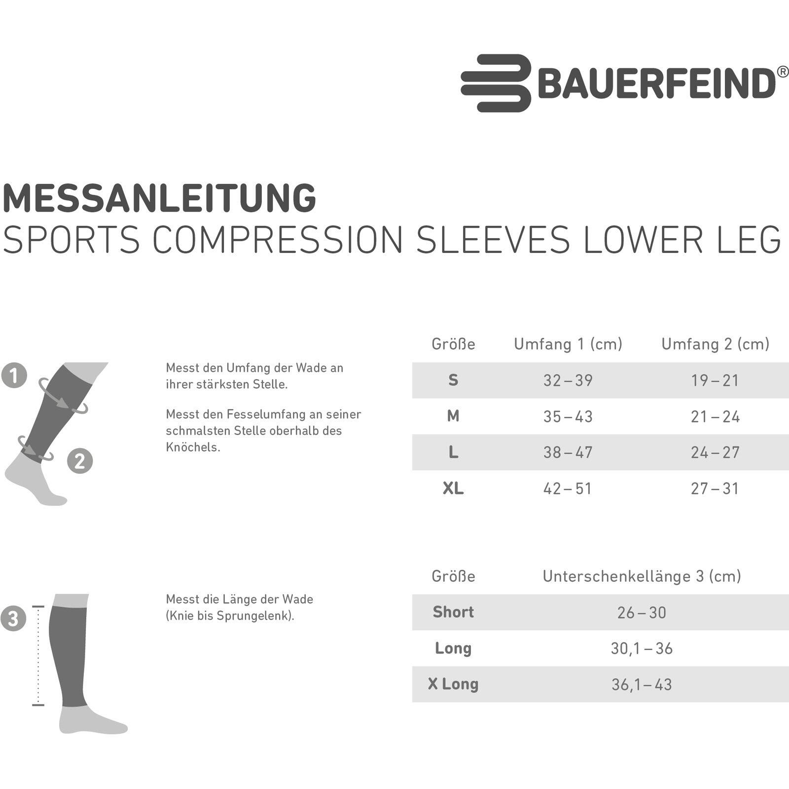 Wadenstulpen Sports Compression Sleeves Lower Leg black 2/6