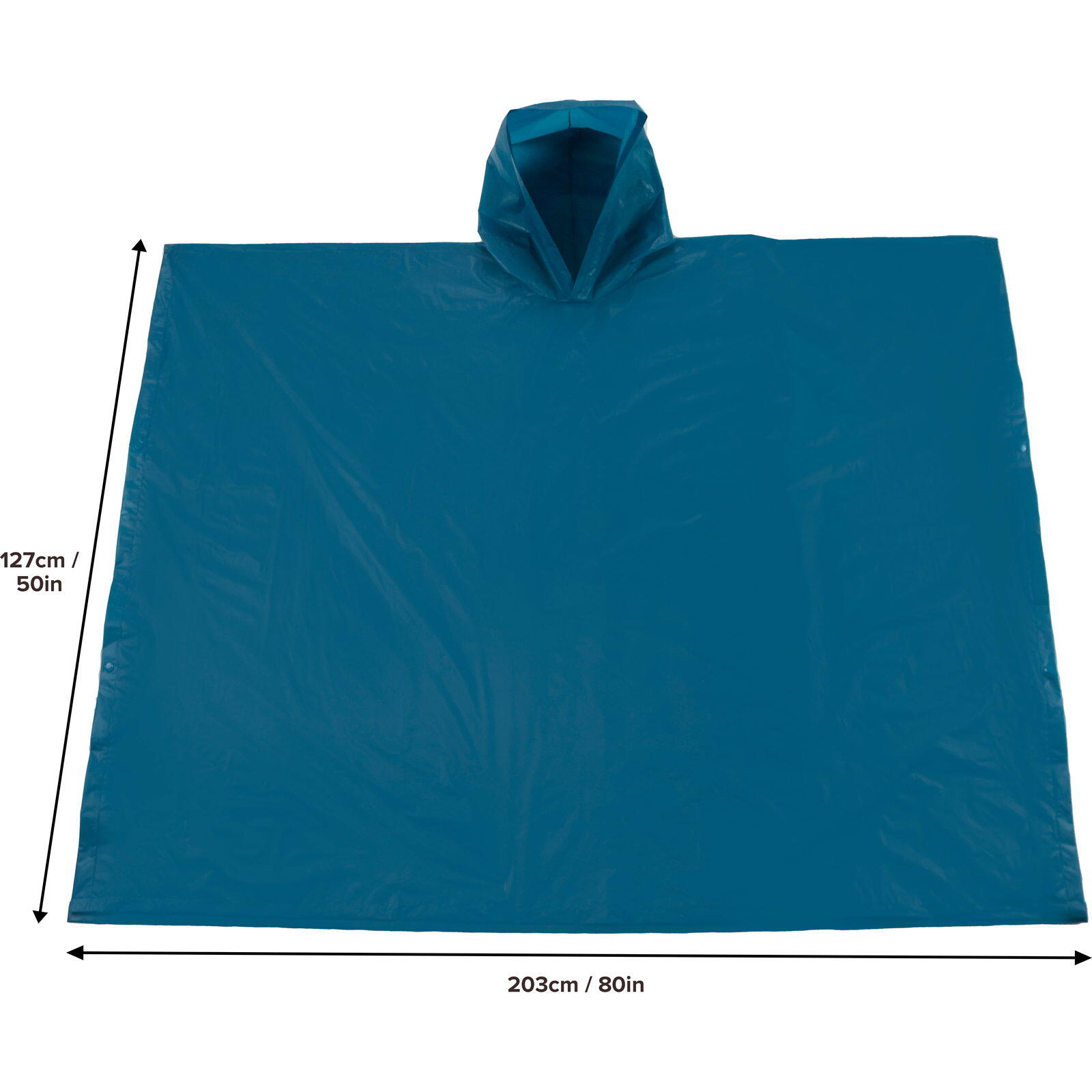 Regenponcho Leichtponcho blue 2/4