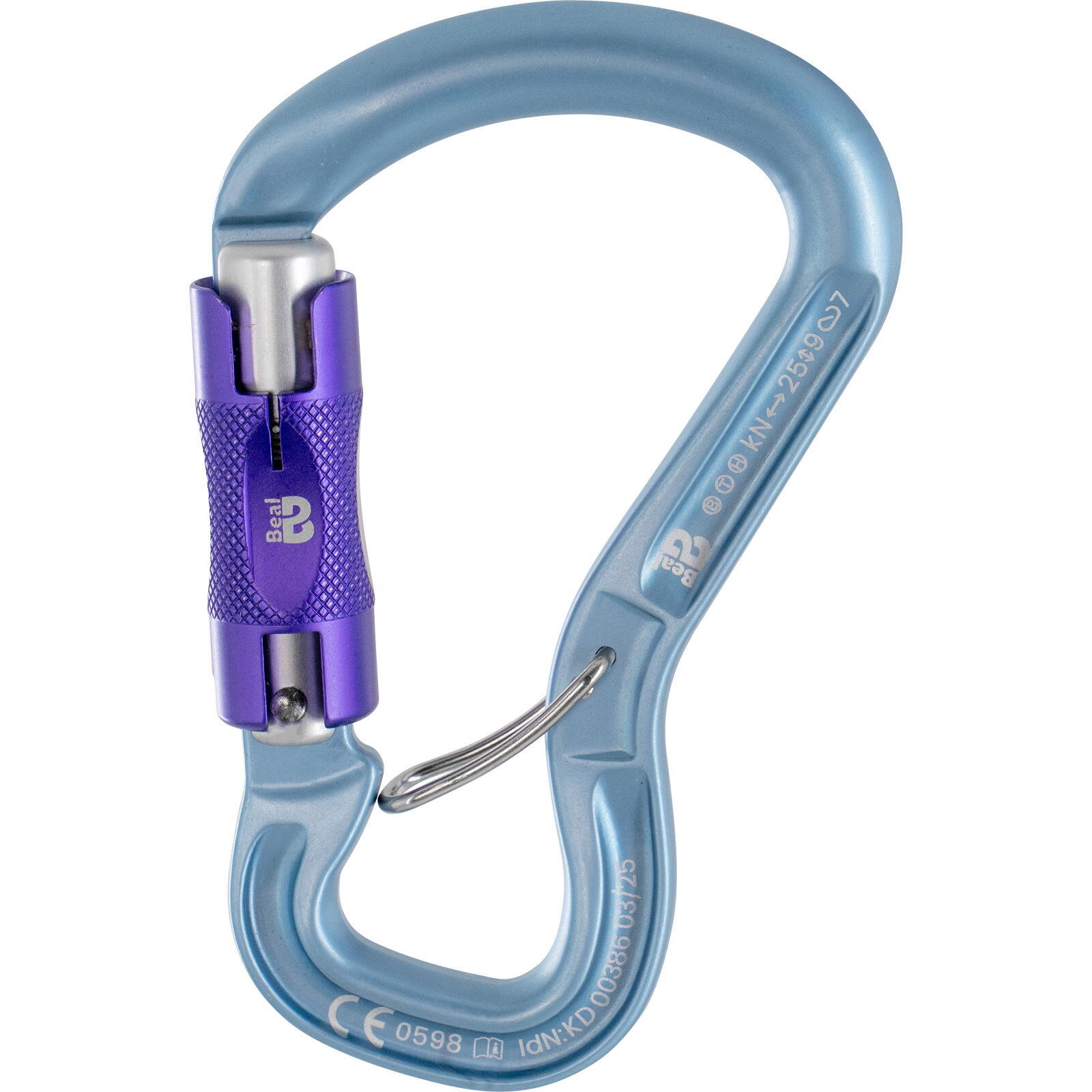 Karabinek wspinaczkowy Beal Orient Express Bi Matic  - blue