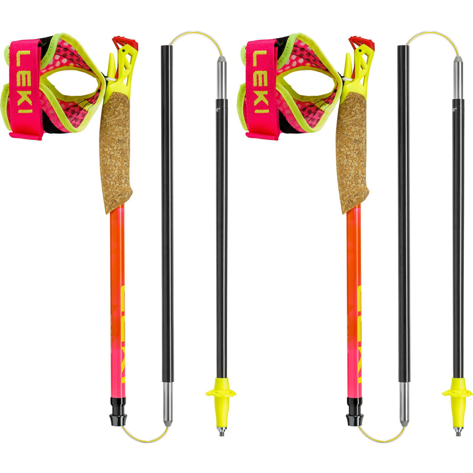 Bâtons de trail running LEKI Ultratrail FX One Superlite Pink 105 cm 2/7
