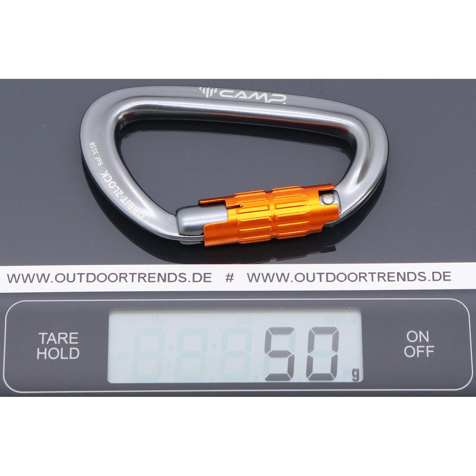 Verschlusskarabiner Orbit 2Lock gun metal-blue 7/7