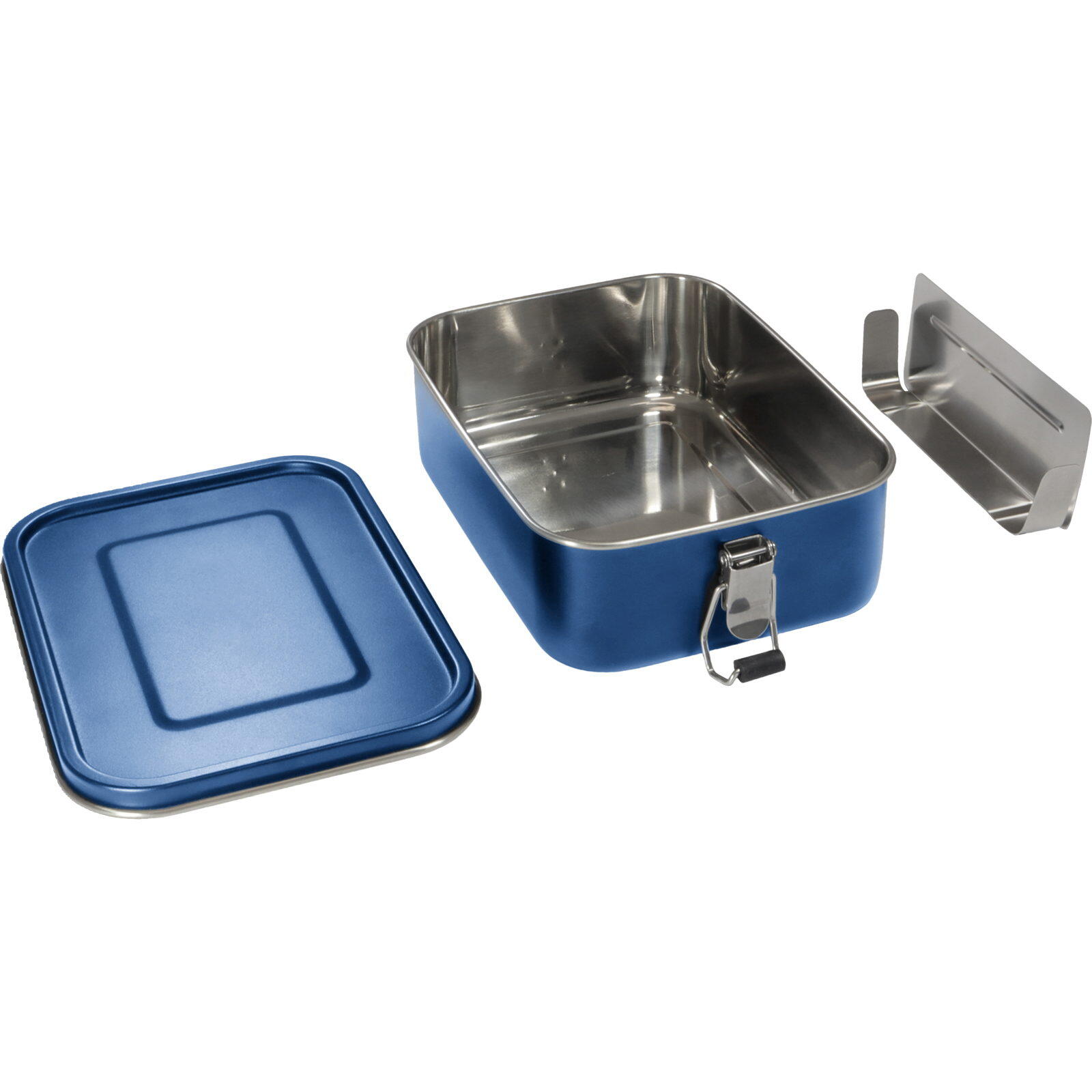 Edelstahl-Proviantdose Lunchbox Deluxe 0,8 L darkblue 2/4