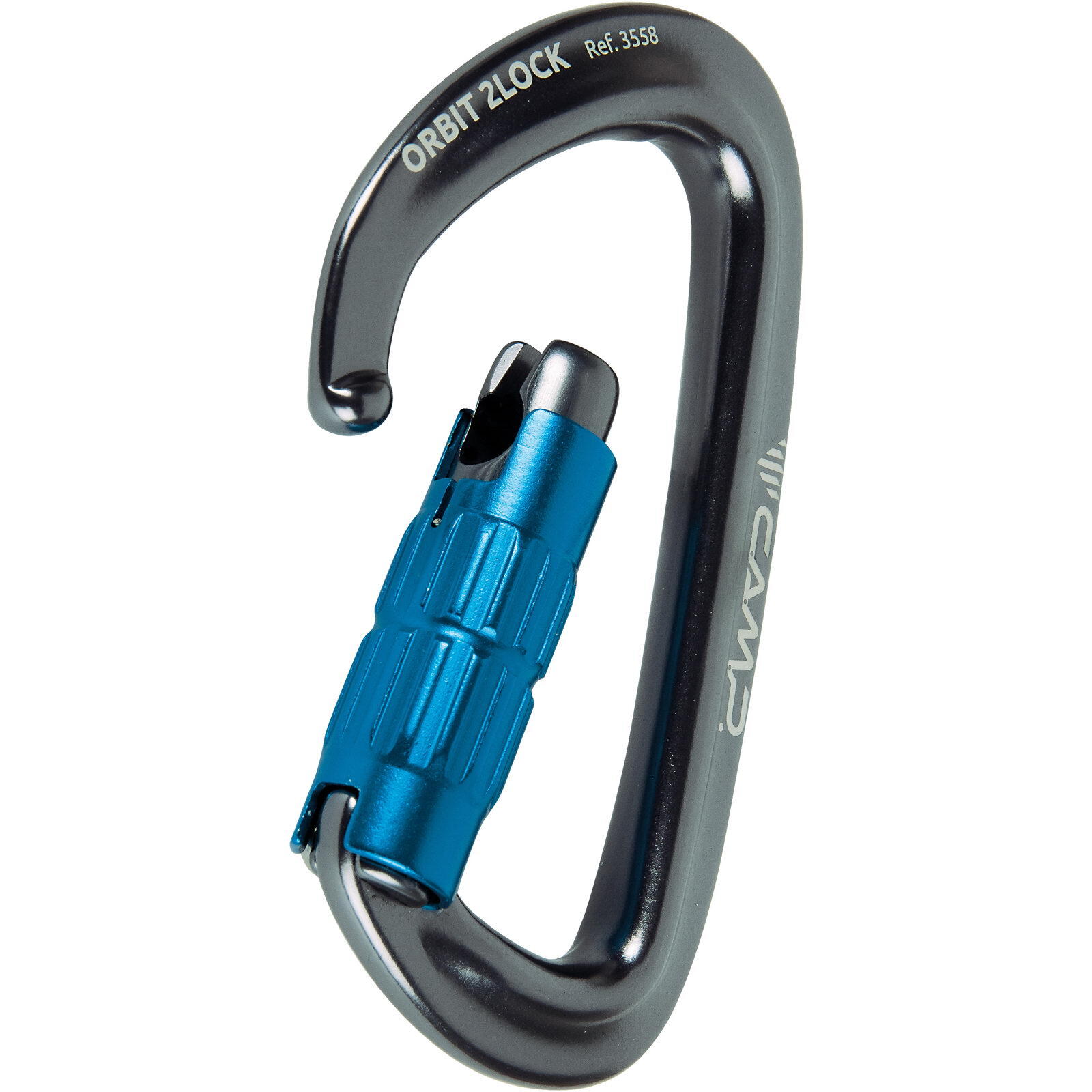 Verschlusskarabiner Orbit 2Lock gun metal-blue 4/7
