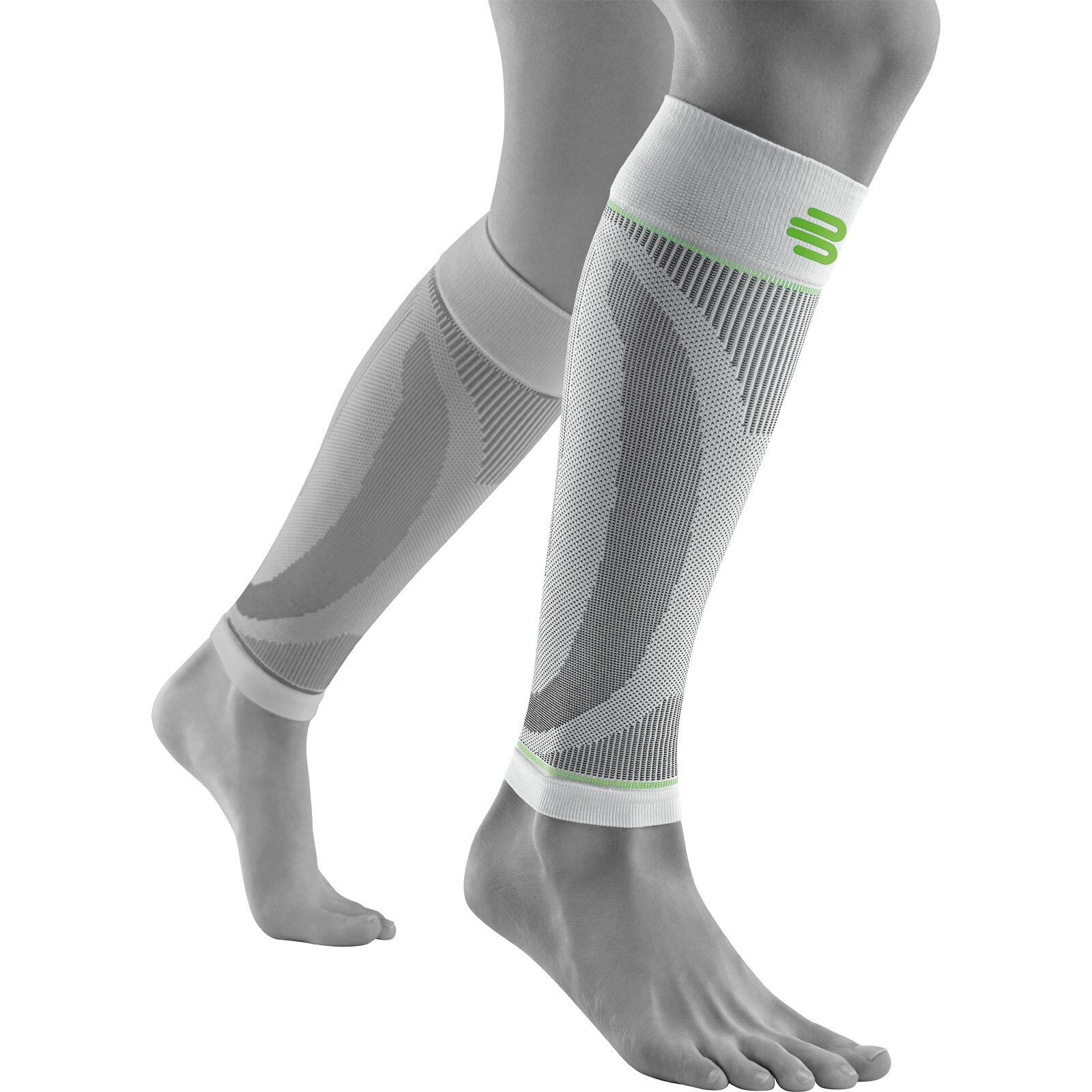 Wadenstulpen Sports Compression Sleeves Lower Leg white 3/6
