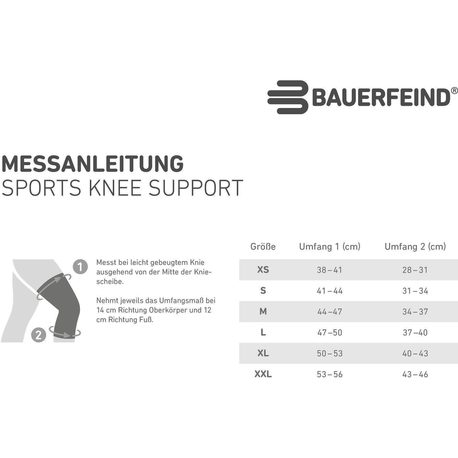 Bande de support genou Bauerfeind Sports 2/6