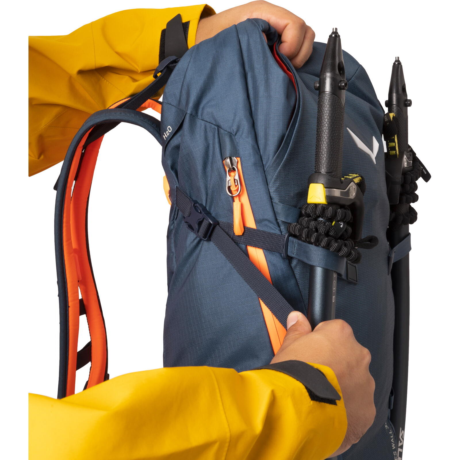 Alpinrucksack Ortles Wall 32 red orange 7/7