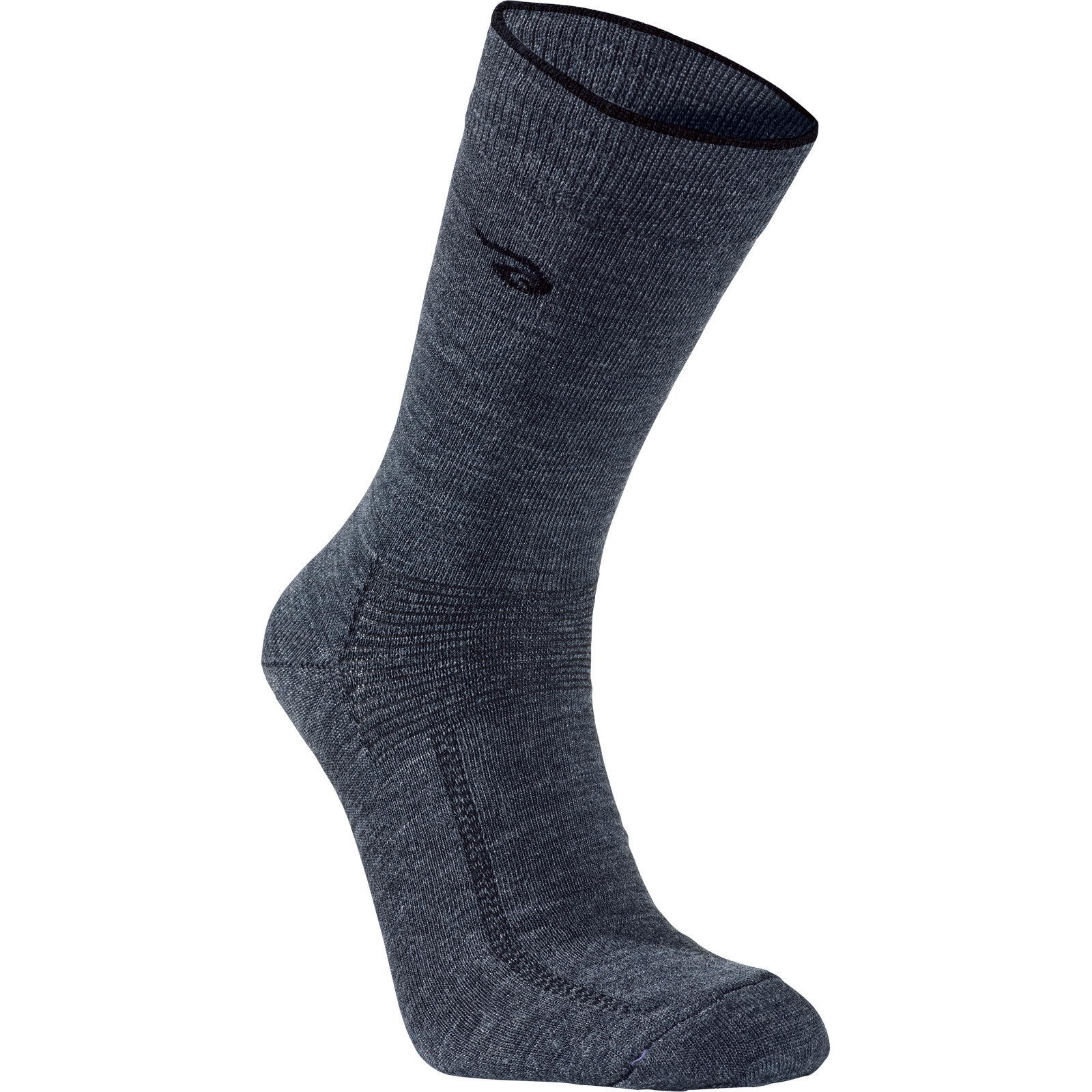 Merinosocken Wool Sock grey marl 1/1