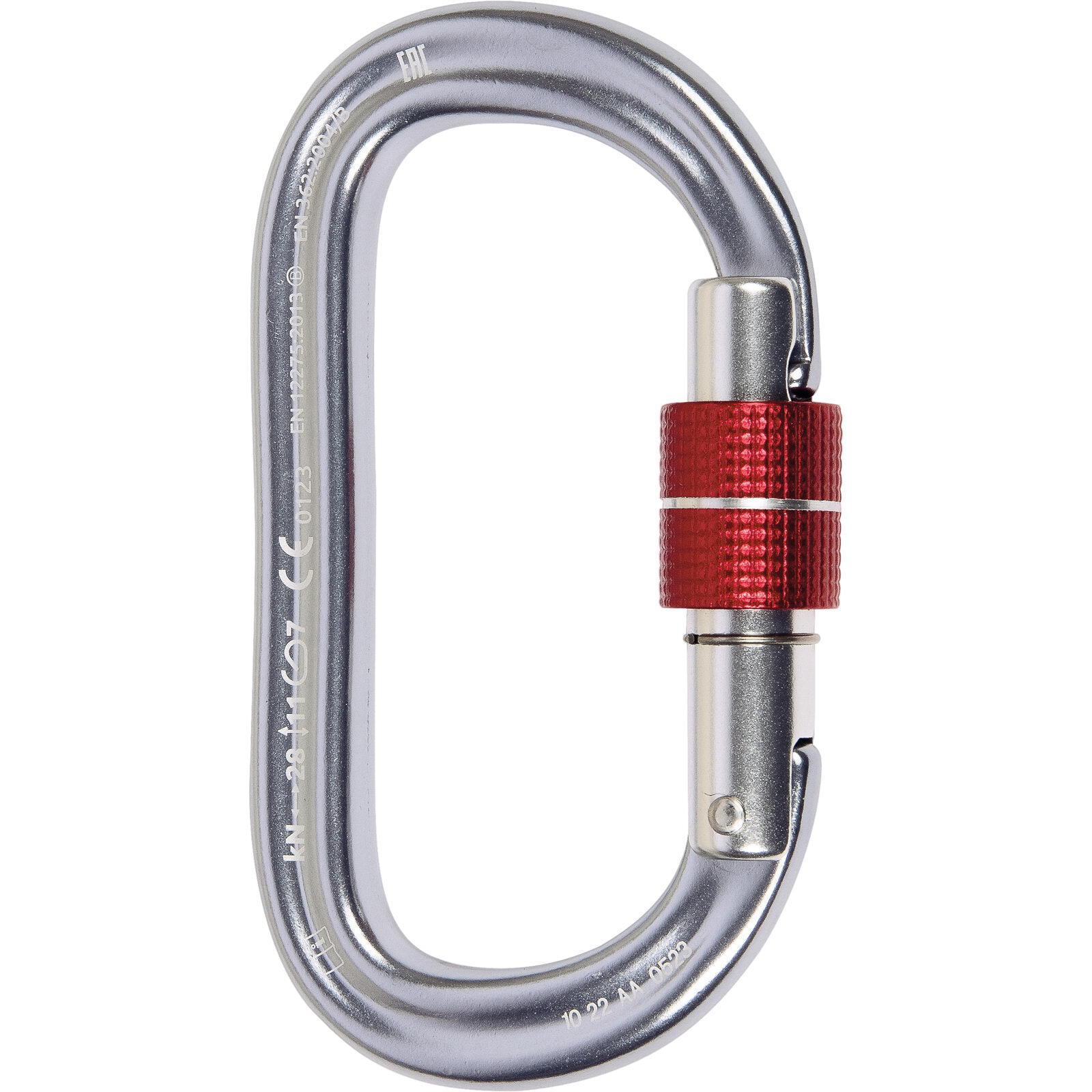 Schraubkarabiner Oval XL Lock titanium 2/4