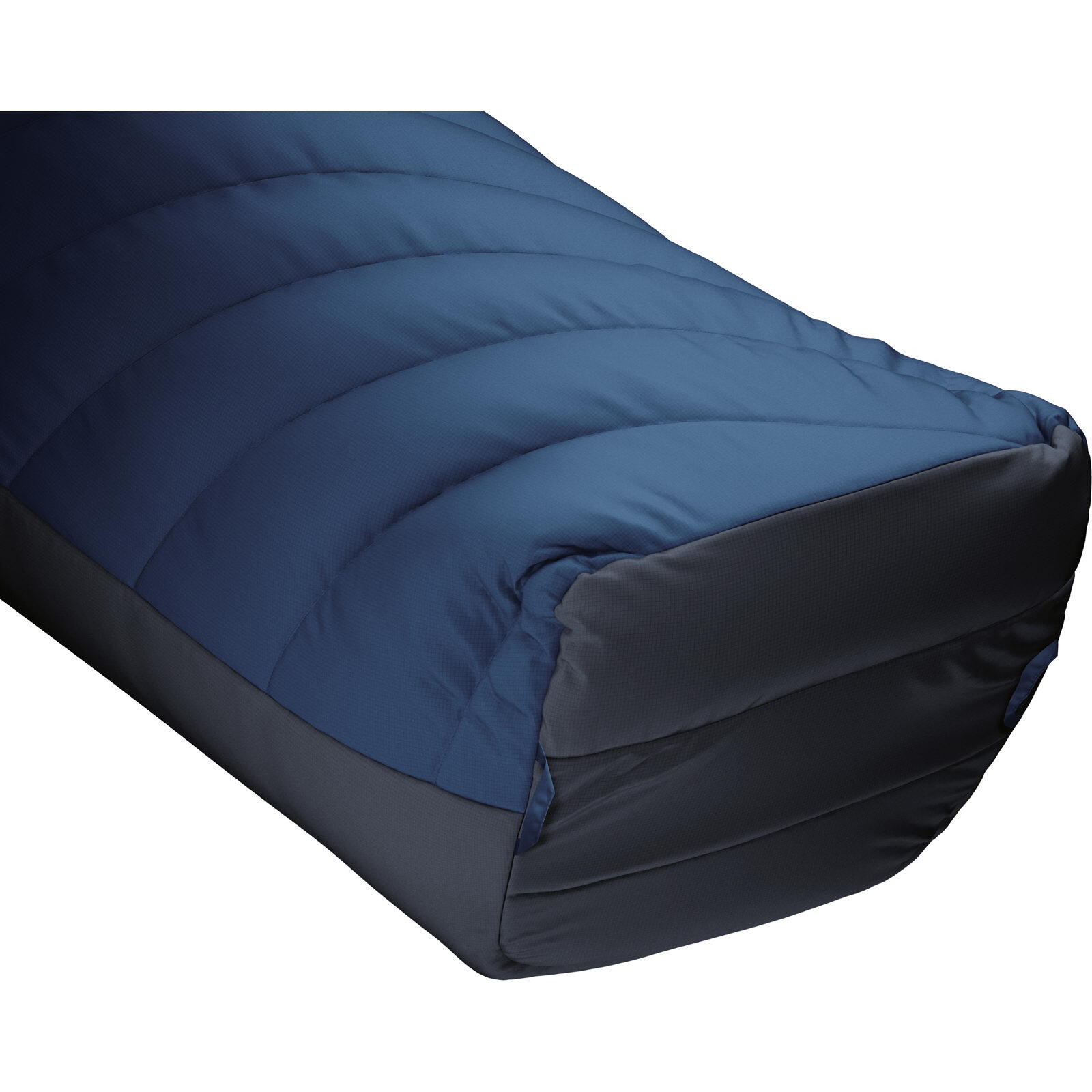 Daunen-Synthetik-Schlafsack XD 100 black-dark blue 3/4