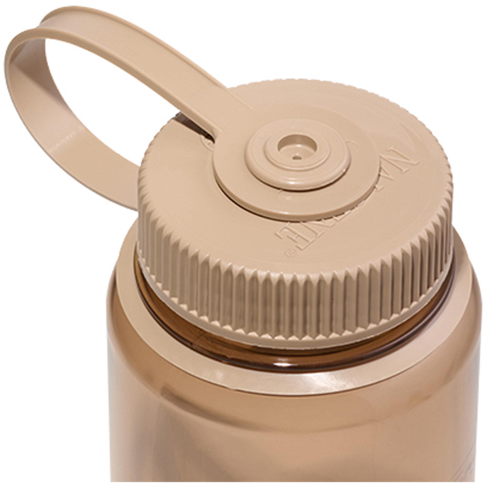 Gourde Nalgene Wide Mouth Sustain 0,5 L Mocha, Loop-Top étanche 3/4
