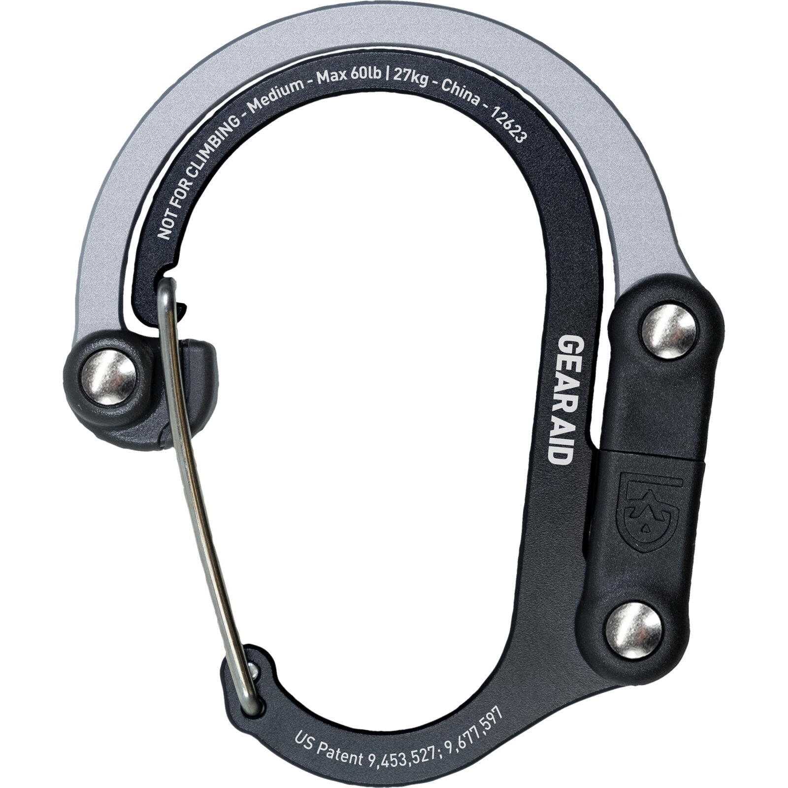 Materialkarabiner Heroclip M grau 2/7
