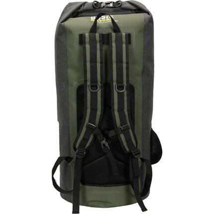 Packsack mit Rucksackträgern Seesack grey-green