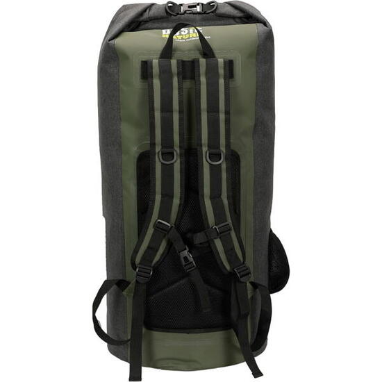 Packsack mit Rucksackträgern Seesack grey-green