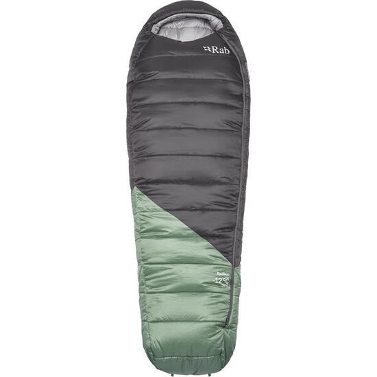 Kunstfaser-Schlafsack Damen Radeon -12C/10F dark fig green-graphene