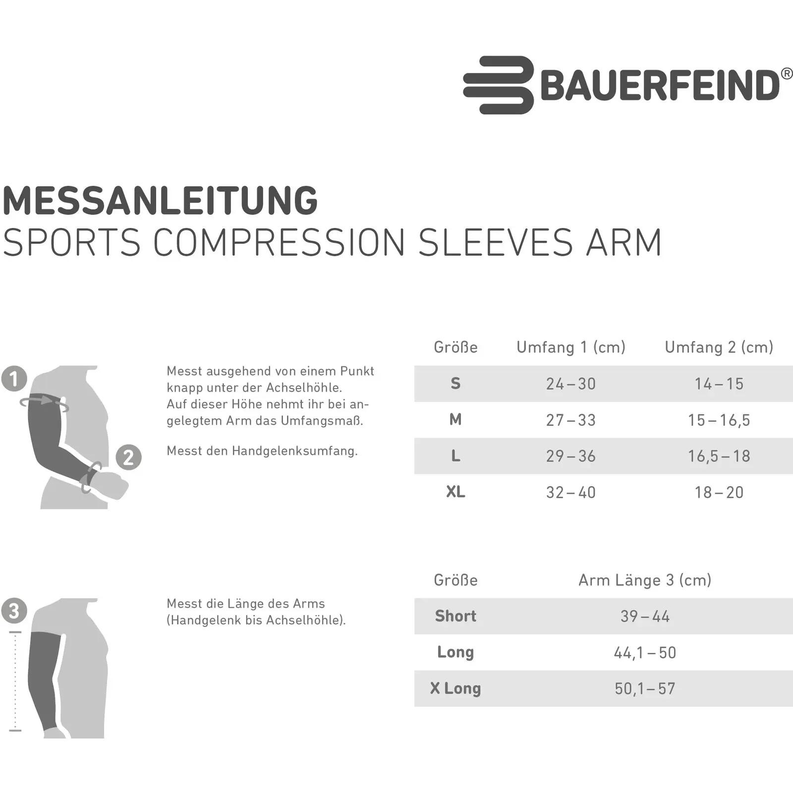 Lange sportcompressiemanche Bauerfeind 2/5