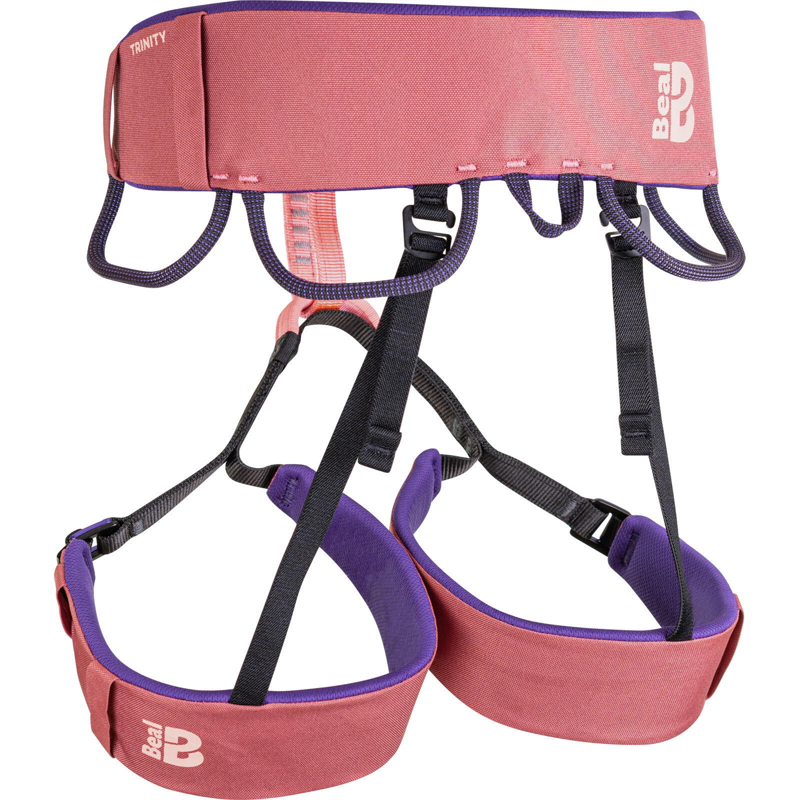 Harnais d'escalade BEAL Trinity rose 2/7