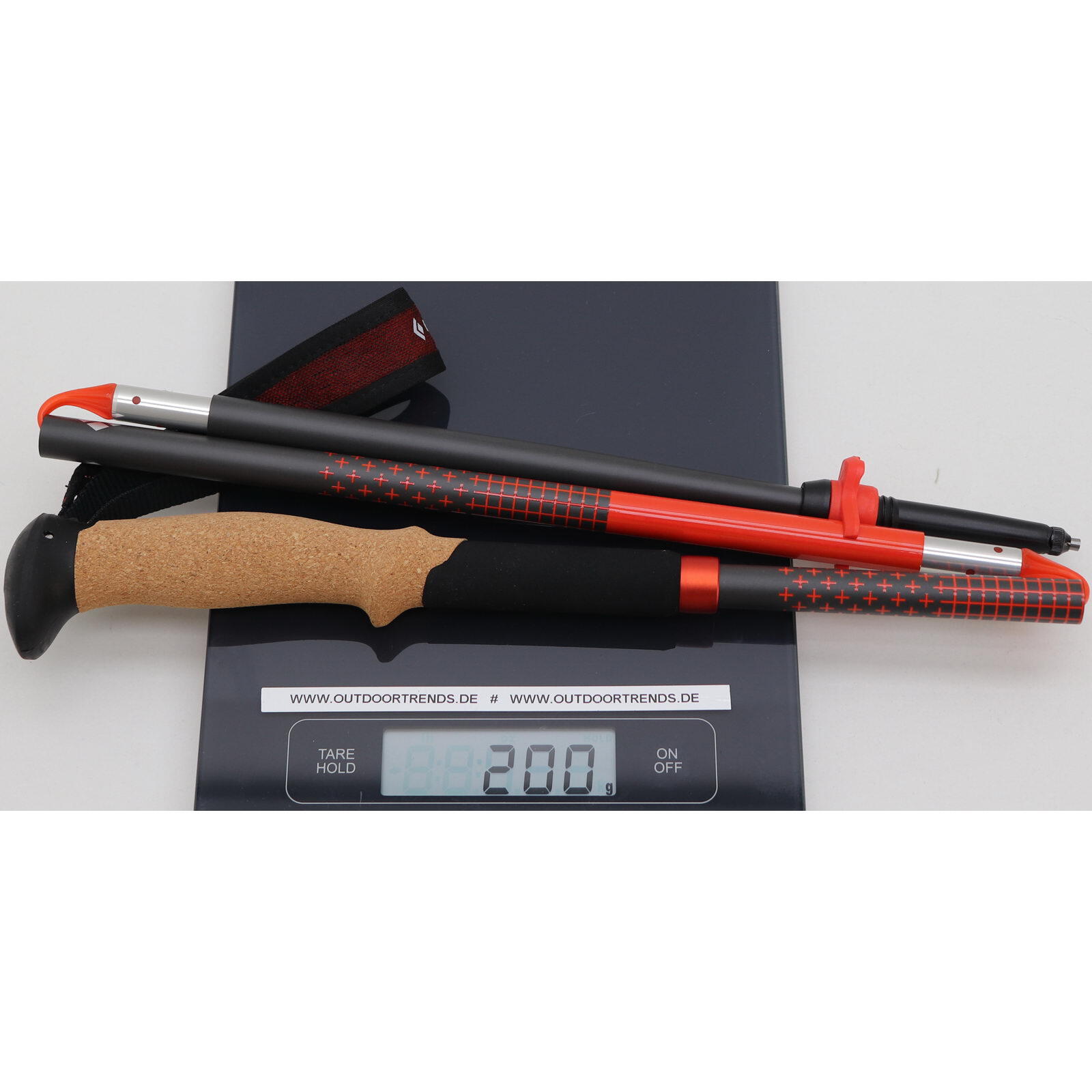 Bâton de randonnée Pursuit Carbon Z – Black Diamond 125 cm, pliable, liège 7/7