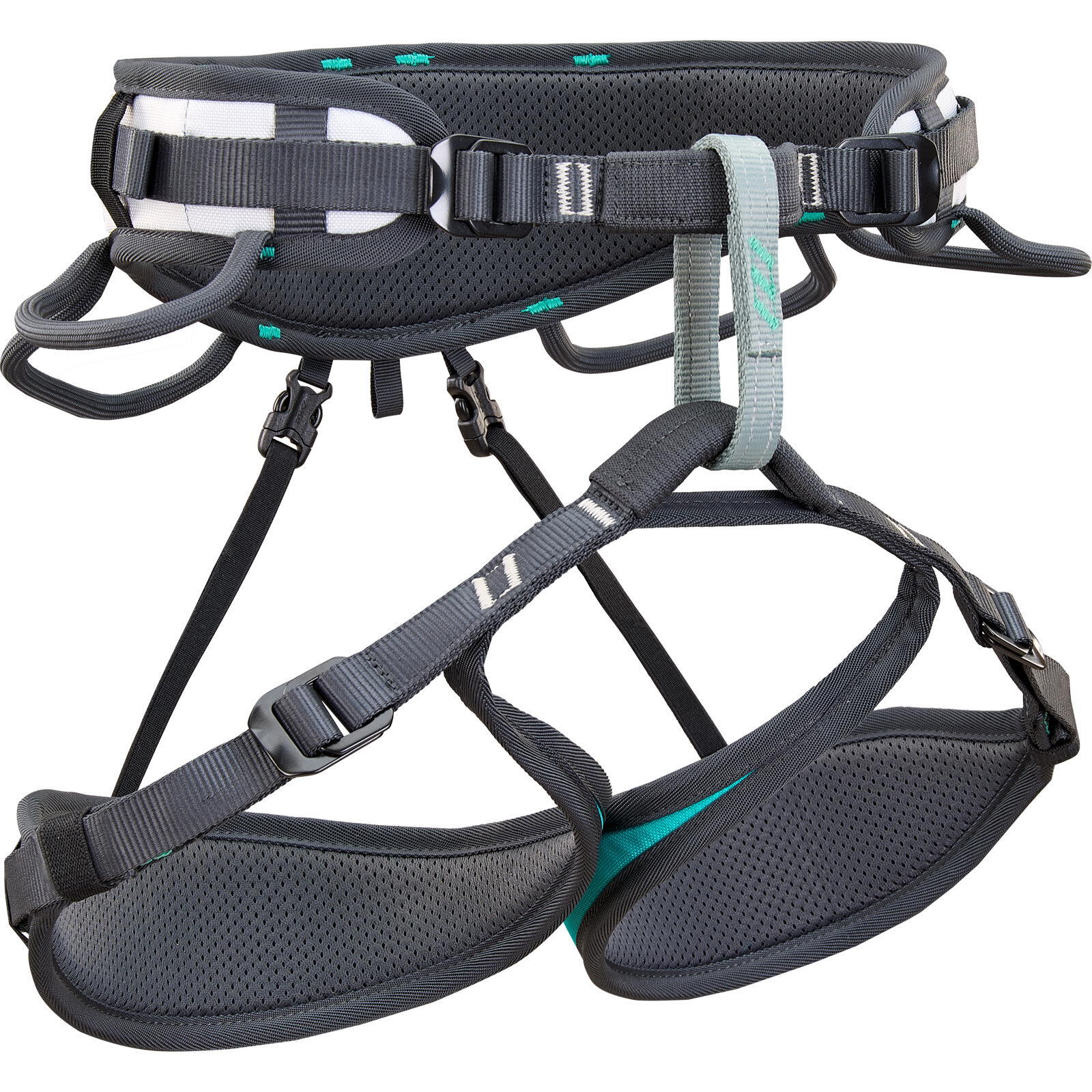 Klettergurt Ascent aquamarine-silvergrey 3/4