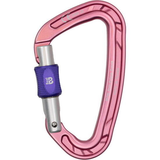 Schraubkarabiner Be Quick Screw matt pink