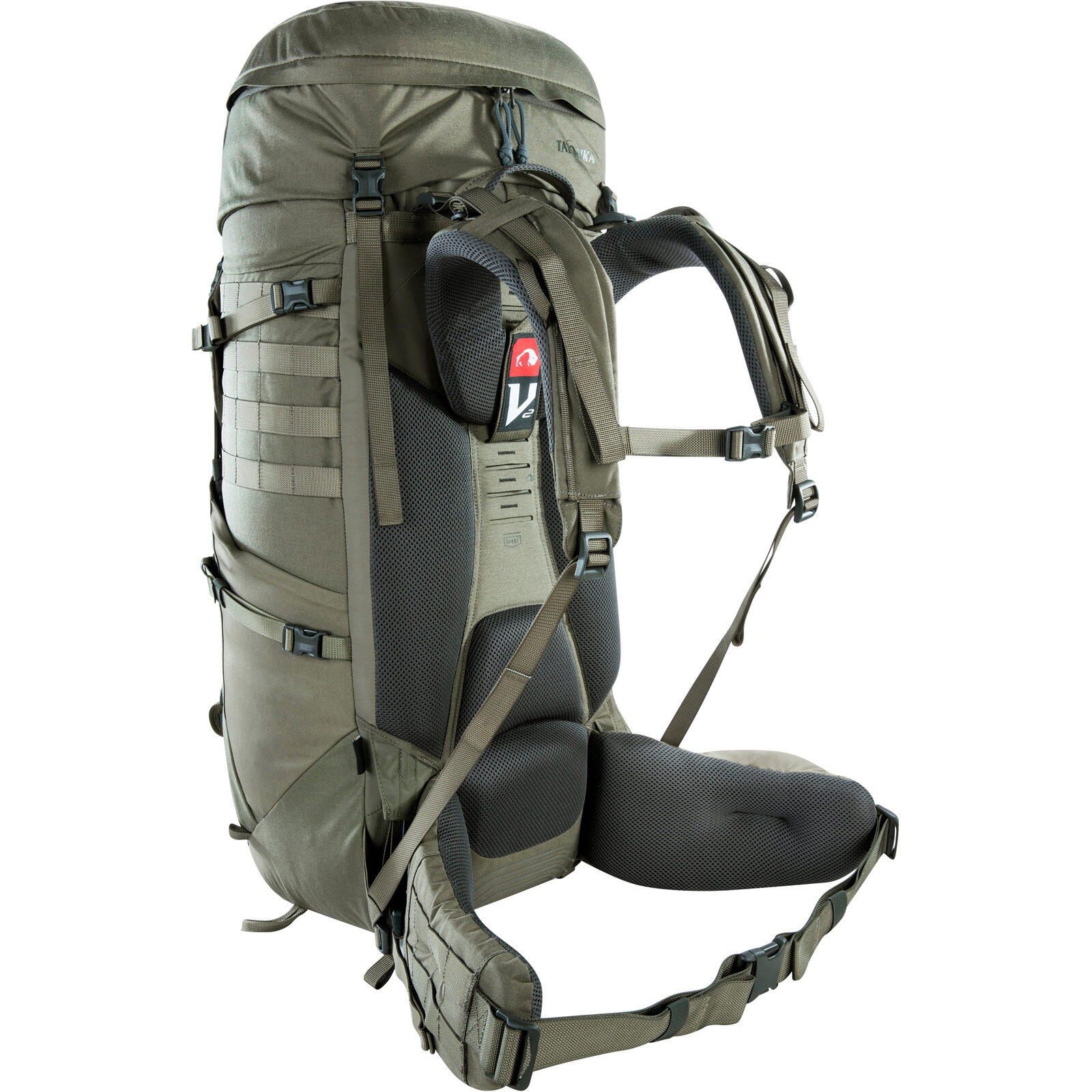 Bushcraft- & Trekkingrucksack Yukon 60+10 Damen BC stone grey olive 2/7