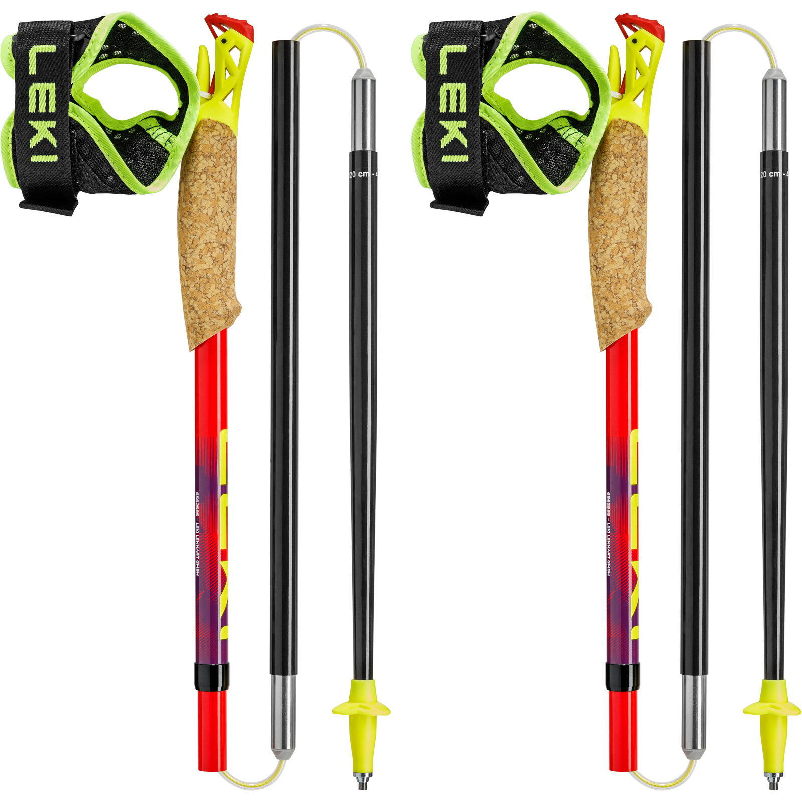 Bastoncini da trail running LEKI Ultratrail FX One 110 cm Rossi 2/7