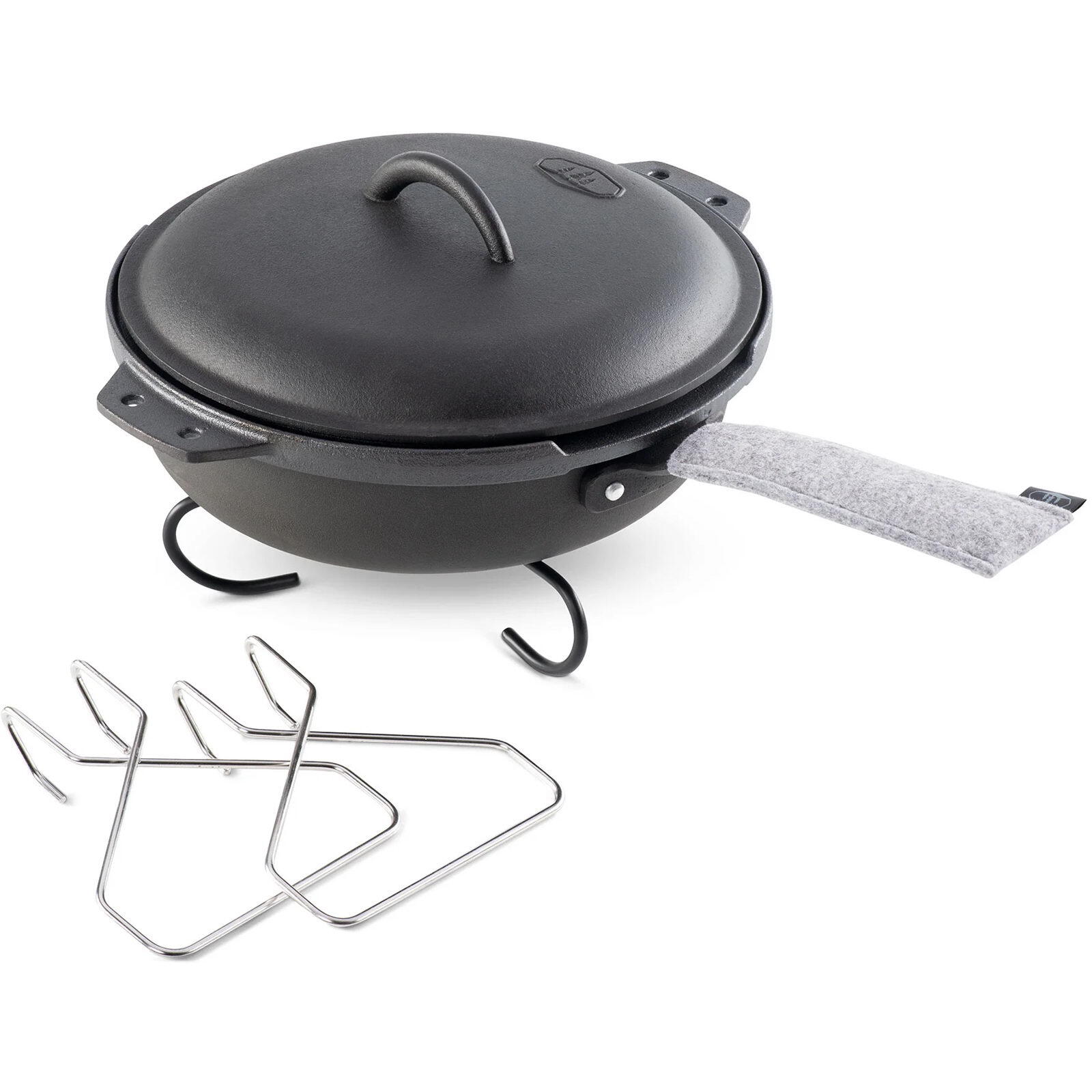 Gusseisen-Kochset Guidecast 10 inch Cookset 3/4
