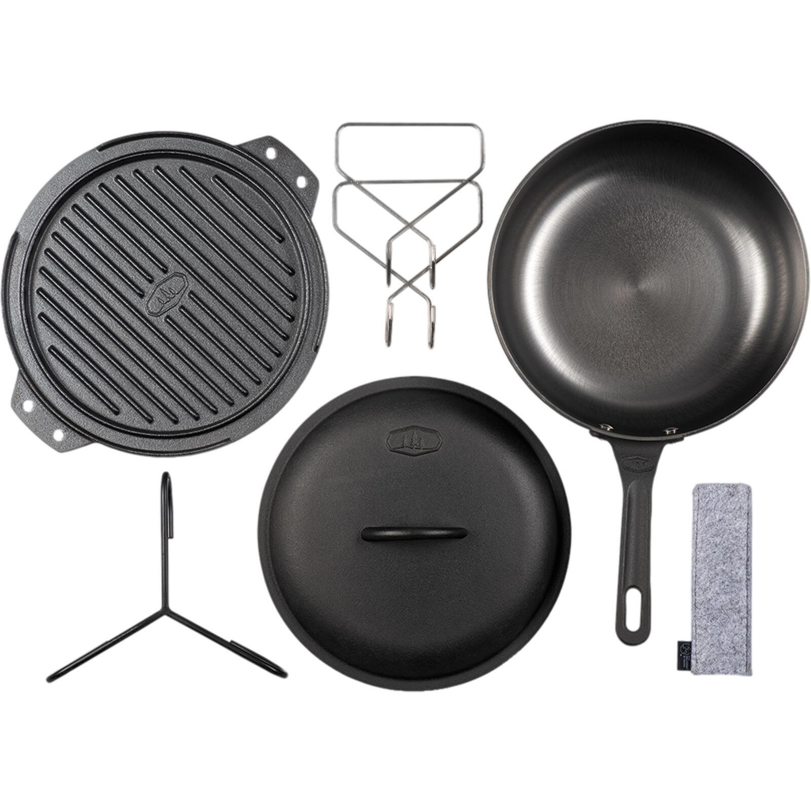 Gusseisen-Kochset Guidecast 10 inch Cookset 2/4